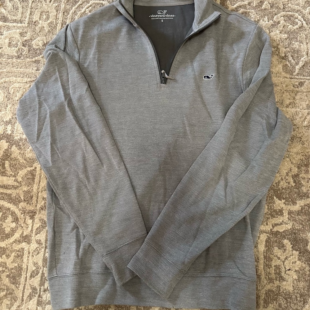 Vineyard Vines Gray Quarter Zip